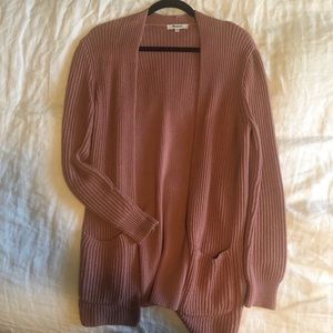 Madewell Nolan Ribbed Open Front Cardigan XS